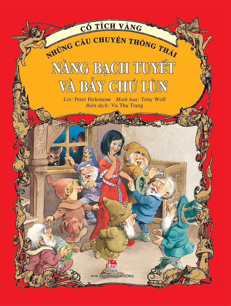 Sách - Cổ tích vàng - Nàng bạch tuyết và bảy chú lùn