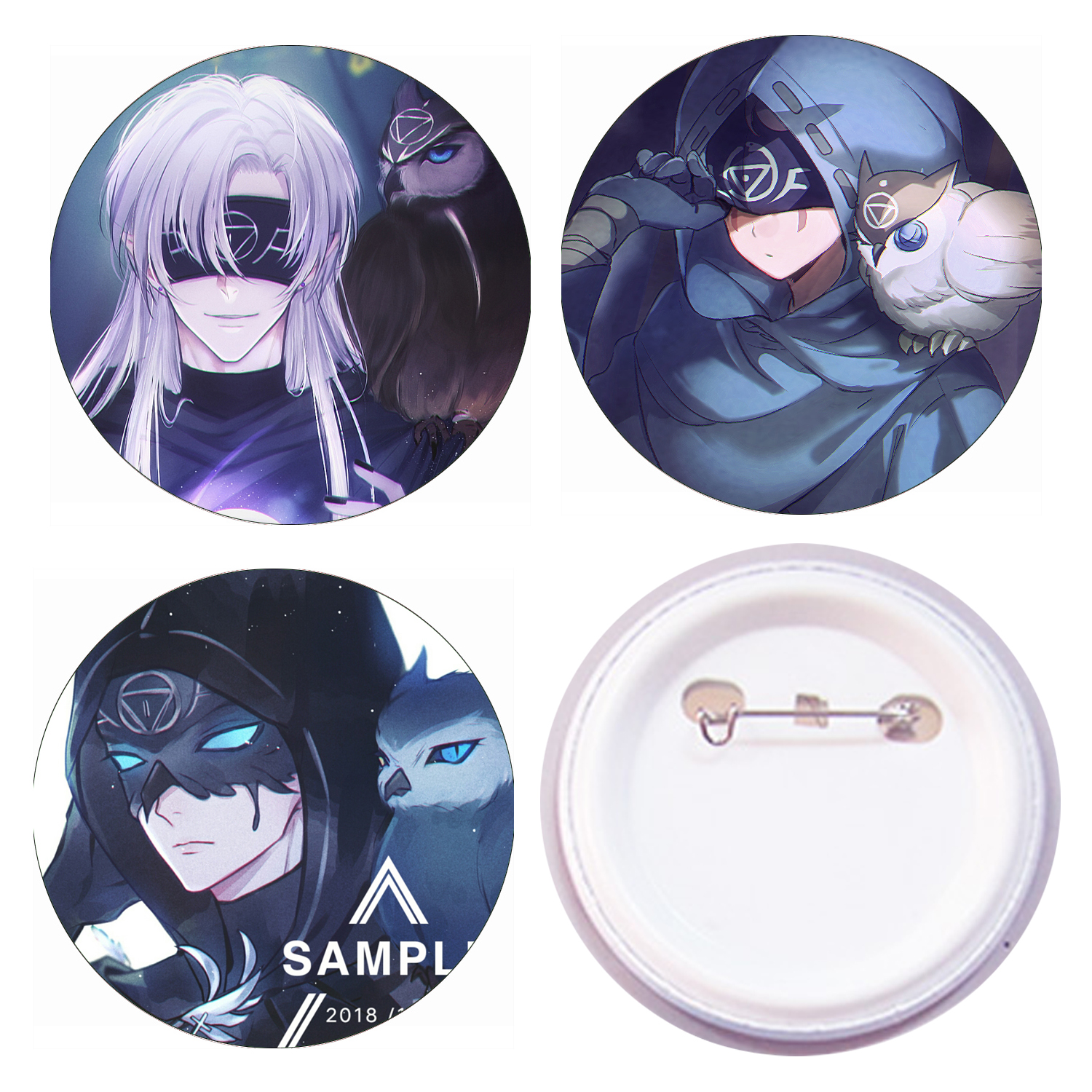 Huy hiệu set 5 cái Identity V nhân vật khác nhau