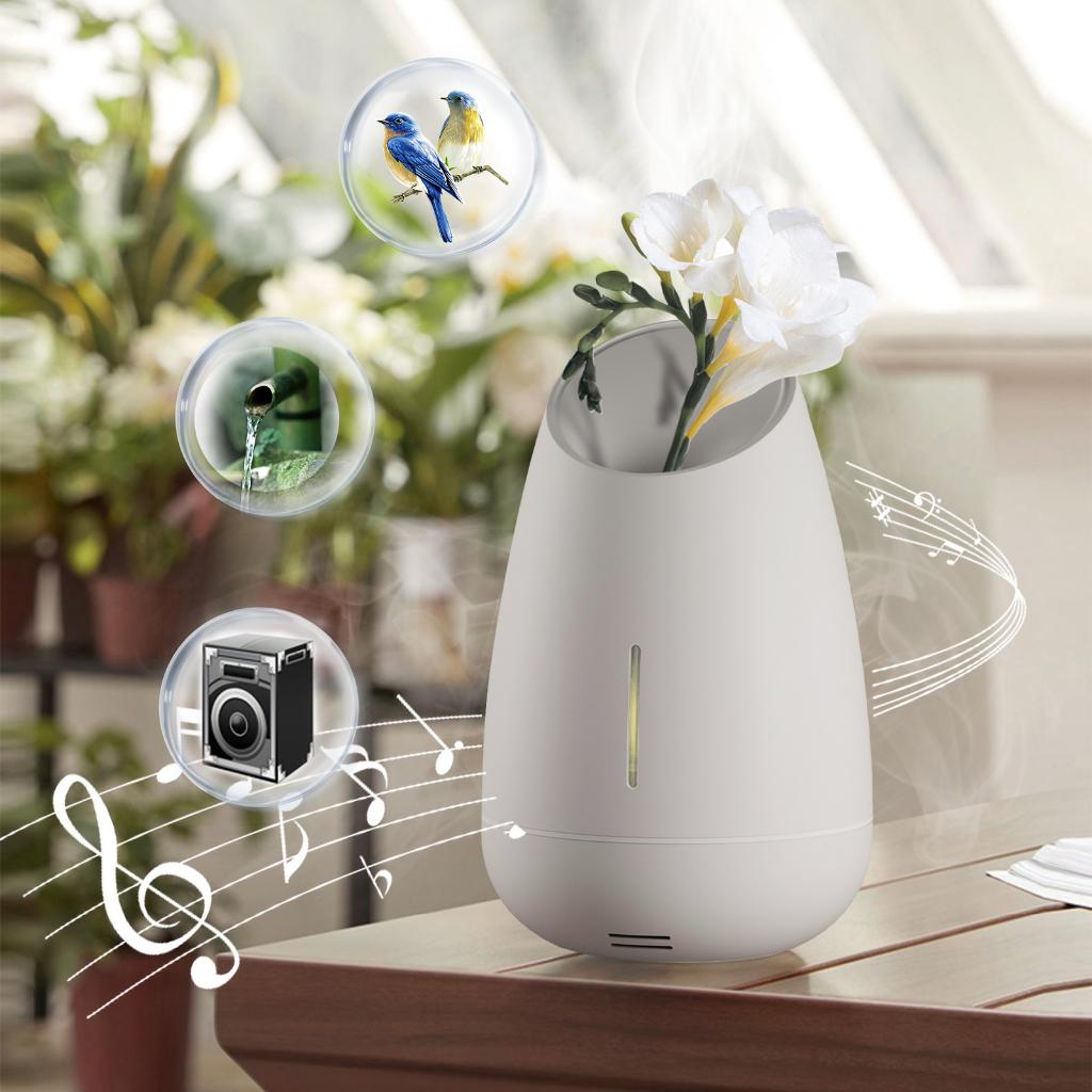 Máy Xông Tinh Dầu MIPOW VASO 3.0 Music Aromatherapy Diffuser BTA200S - Khuếch Tán Hương Thơm, Tạo Ẩm, Phát Nhạc