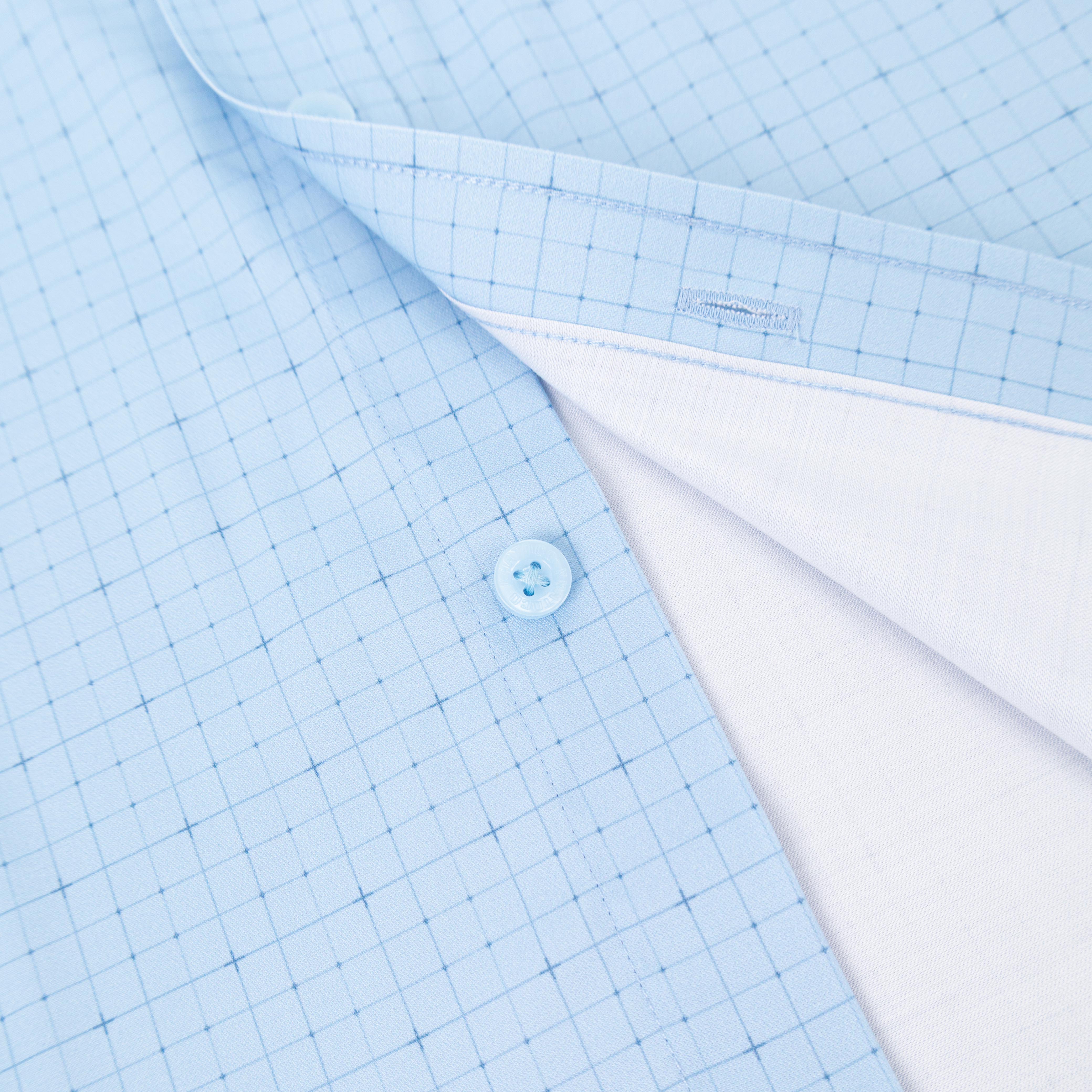 Áo sơ mi nam KHATOCO ngắn tay A1MN538S2-CNCR877-2711-N