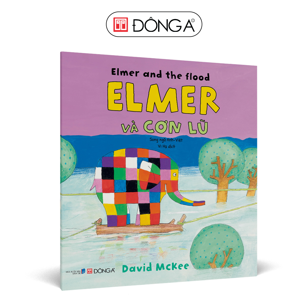 Combo 4 cuốn Elmer (Song ngữ Anh - Việt) - Tặng 4 sticker đồng bộ