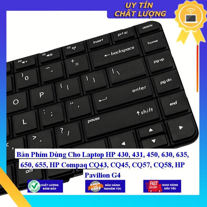 Bàn Phím Dùng Cho Laptop HP 430 431 450 630 635 650 655 HP Compaq CQ43 CQ45 CQ57 CQ58 HP Pavilion G4  - Hàng Nhập Khẩu New Seal