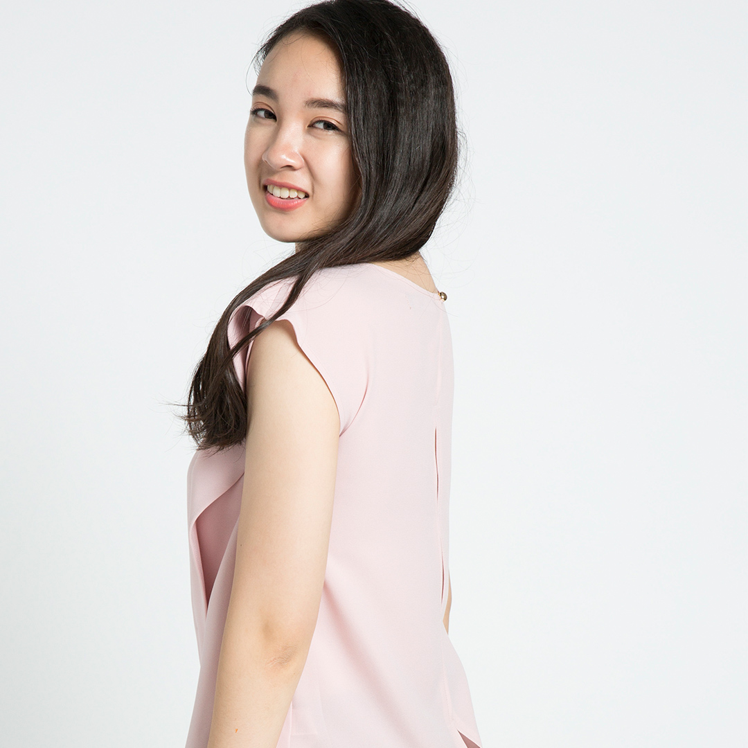 Áo Đắp Vạt Hity TOP090 (Hồng Anh Đào Sakura)