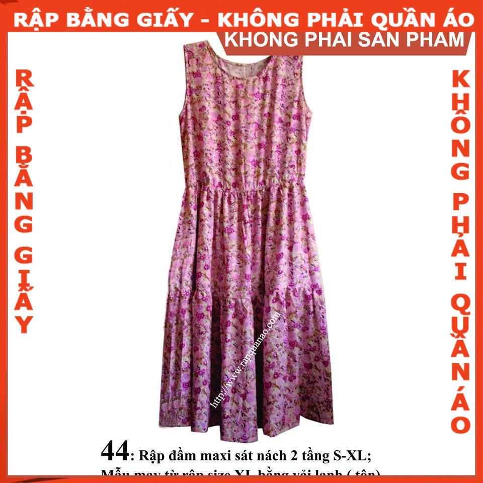 Rập giấy A0 mã 44 - Rập K &amp; B Handmade (BẢN VẼ)