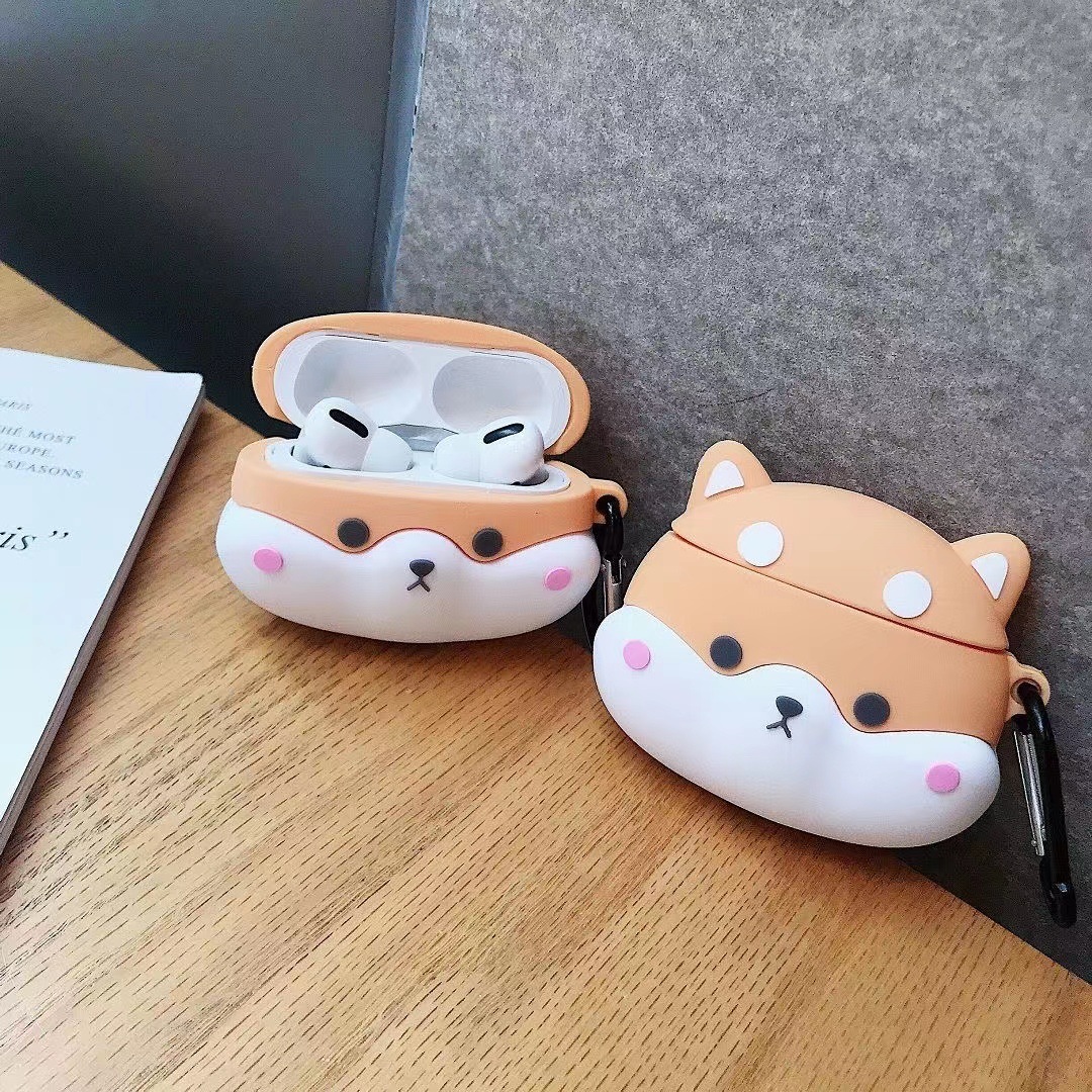 Case Vỏ Ốp Bảo vệ dành cho tai nghe Airpods 3 Hình Chó Corgi Cute- Hàng Chính Hãng