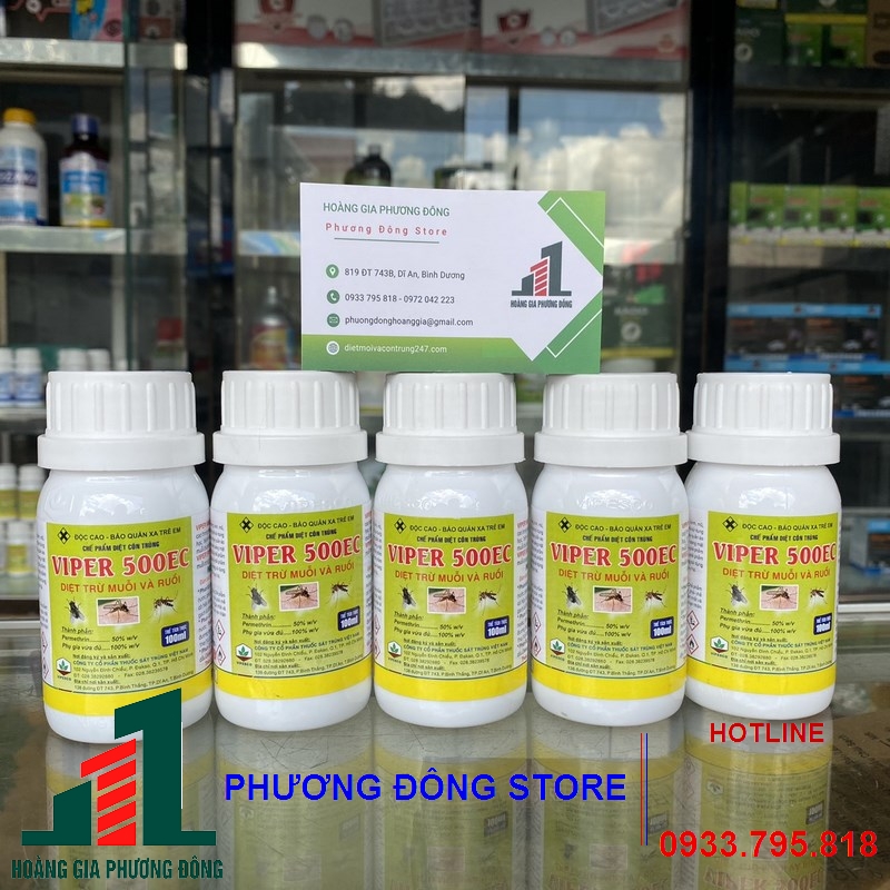 Thuốc diệt muỗi và côn trùng VIPER 50EC _ chai 100ml