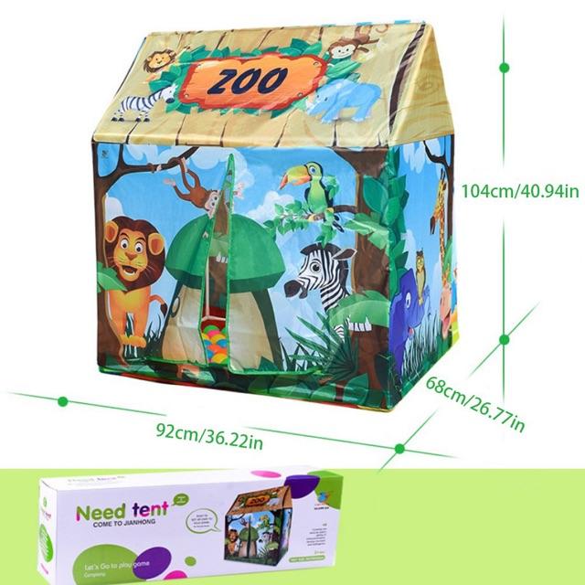 Lều banh cho bé trai hình ngôi nhà 999-236