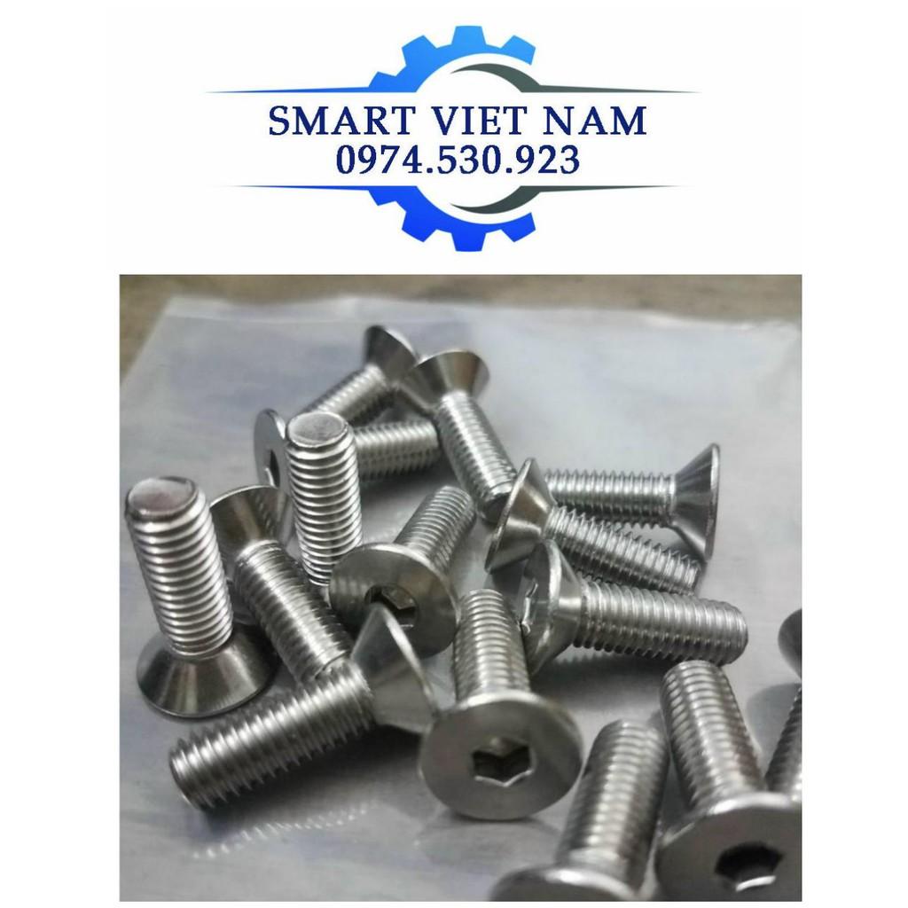 Bulong inox lục giác chìm đầu bằng M4 Combo 200c