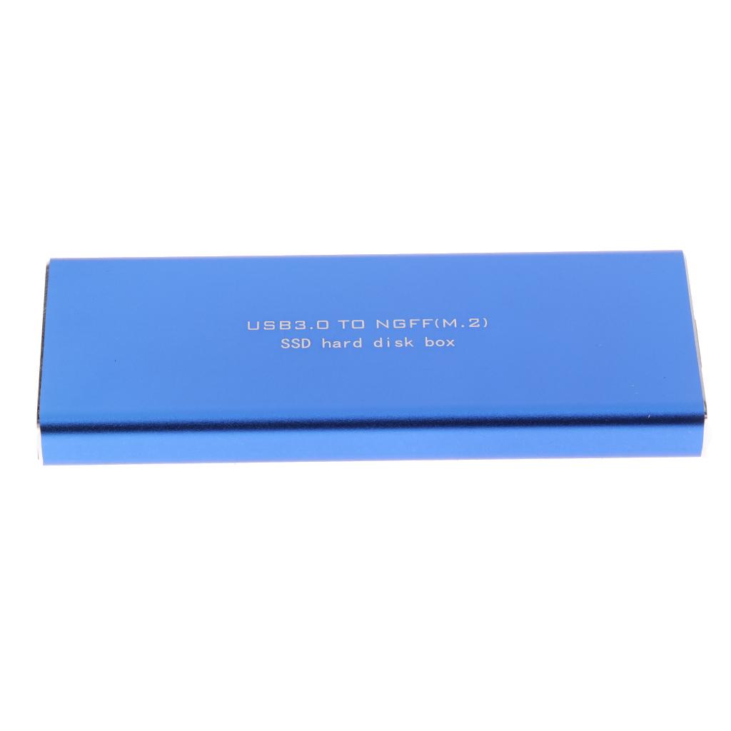 USB3.0 To NGFF M.2 SSD Hard Disk Box SSD External Enclosure Case 6GB/S