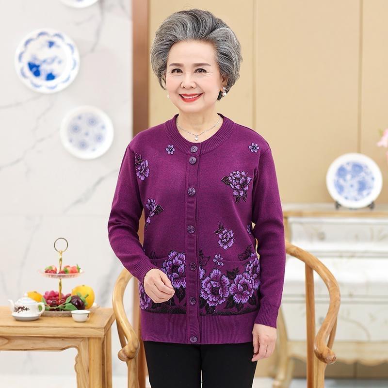 Áo len cho người trung tuổi_ áo khoác len trung niên cho bà cho mẹ