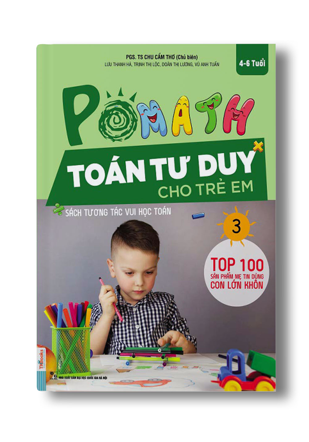 Pomath 3 – Toán Tư Duy Cho Trẻ Em Từ 4 – 6 Tuổi - TKBooks