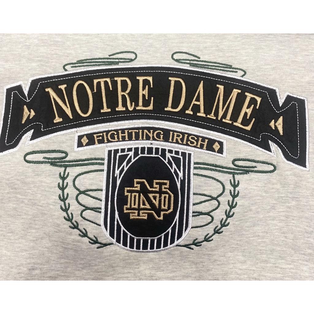 Áo Sweater thêu DAME Unisex form rộng chất nỉ bông cao cấp mềm mịn hai màu xám trắng phong cách Retro - gin store