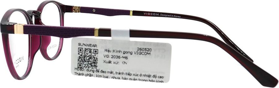 Gọng kính chính hãng Vigcom VG2036