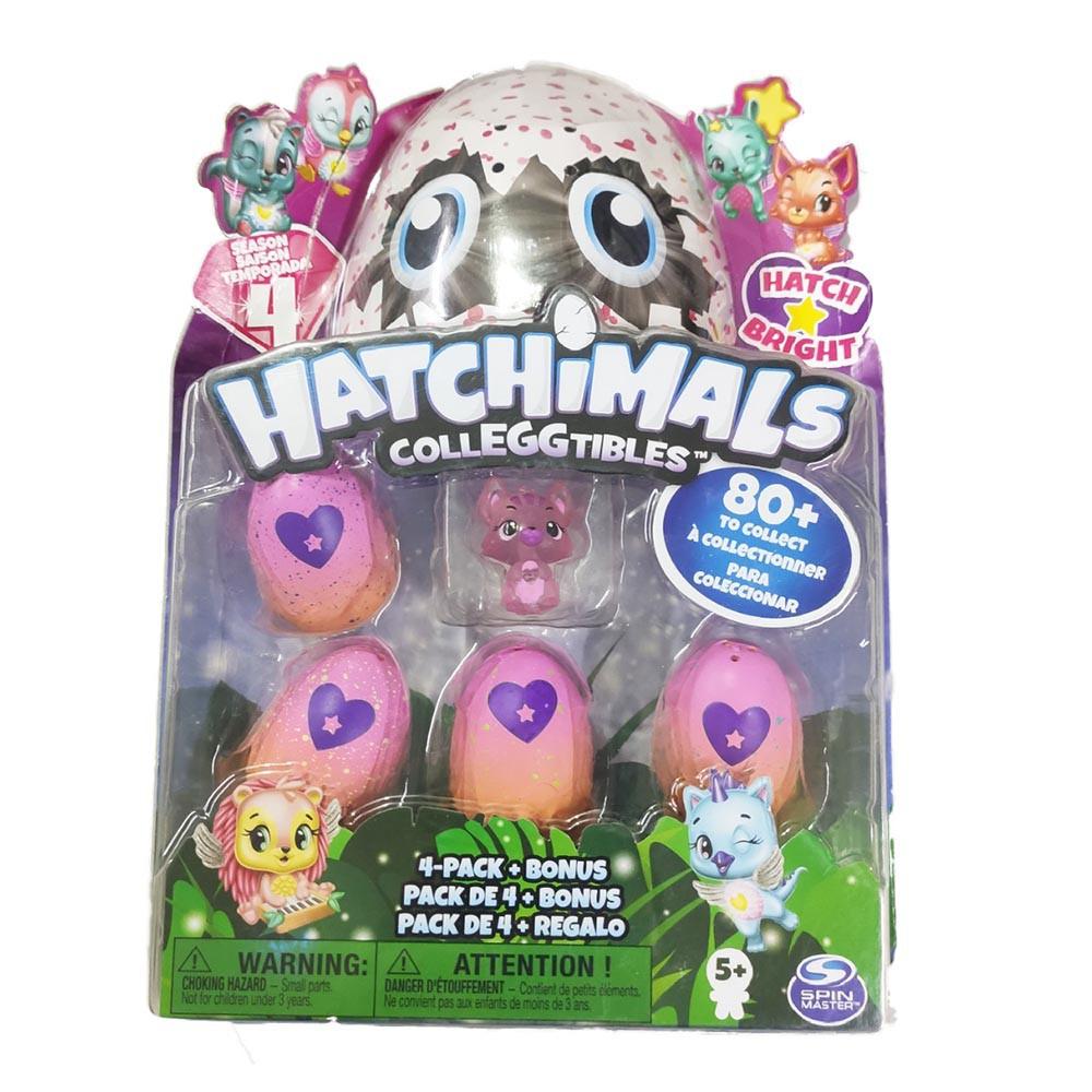 Đồ chơi trứng Hatchi CollEGGtibles Season 4 - Vỉ 4 quả mini và 1 nhân vật