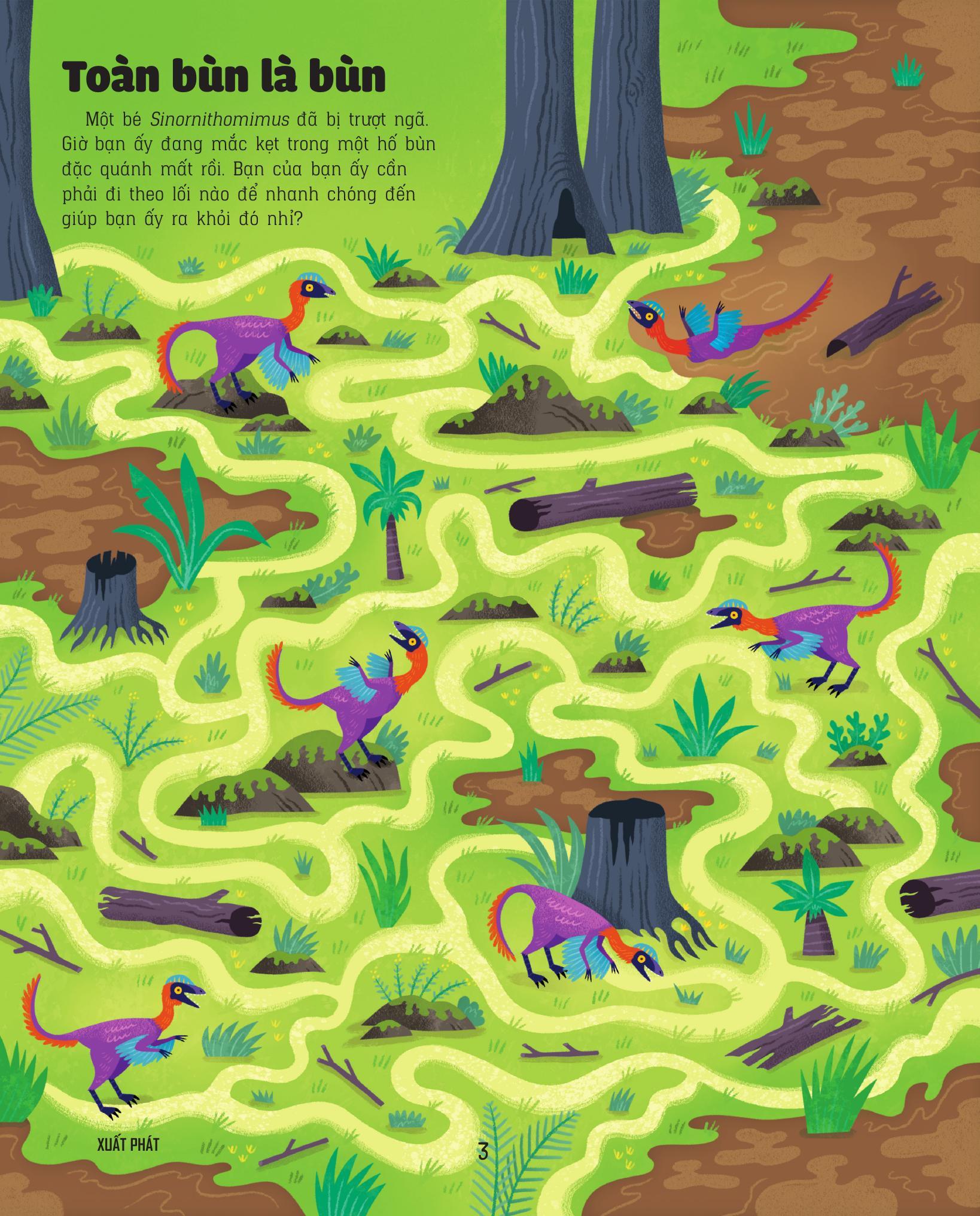 Sách - Giải Mã Mê Cung - Phát Triển IQ - Khủng Long