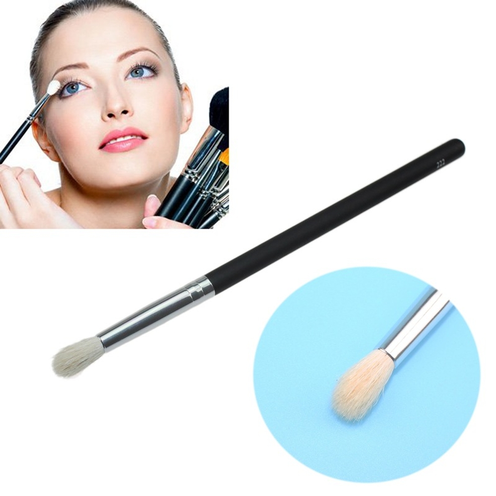 Cọ Mắt Tròn Lông Dê Trắng, Cọ trang điểm Chuyên Nghiệp, Làm Từ Lông Tự Nhiên, Chuyên Makeup Mắt, Lên Màu Chuẩn, Dễ Pha Trộn Màu Nhiều Phong Cách, Lông Mịn, Ít Rụng Lông, Bám Phấn, Dễ Chịu Cho Da, Thiết Kế Cán Đen, Nhỏ Gọn Có Thể Mang Theo Dễ Dàng, Dùng Đư