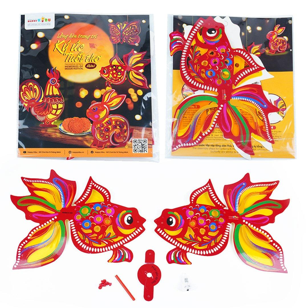 Lồng Đèn Trang Trí - Ký Ức Tuổi Thơ - Hình Cá Mini - Happy Kibu KB00224-001