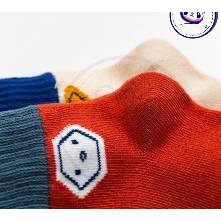 SET 10C TẤT CỔ CAO LOGO CHO BÉ (4-12Y)