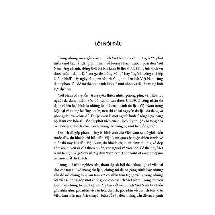 Sách - Văn Hóa Và Du Lịch Việt Nam - Võ Văn Thành - VIETNAMBOOK