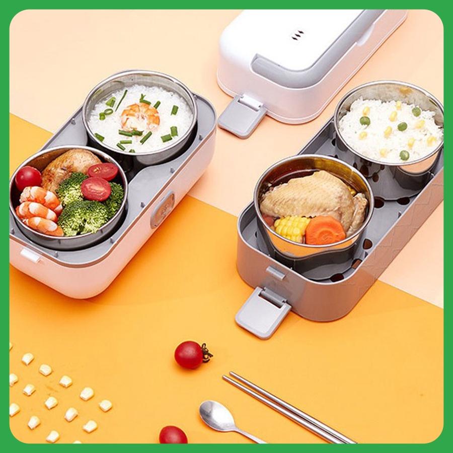 Hộp Đựng Cơm Văn Phòng Cắm Điện SƯƠNG MAI Camen Chất Liệu Inox 304 Cách Nhiệt Tốt Thiết Kế Thông Minh Tiện Lợi