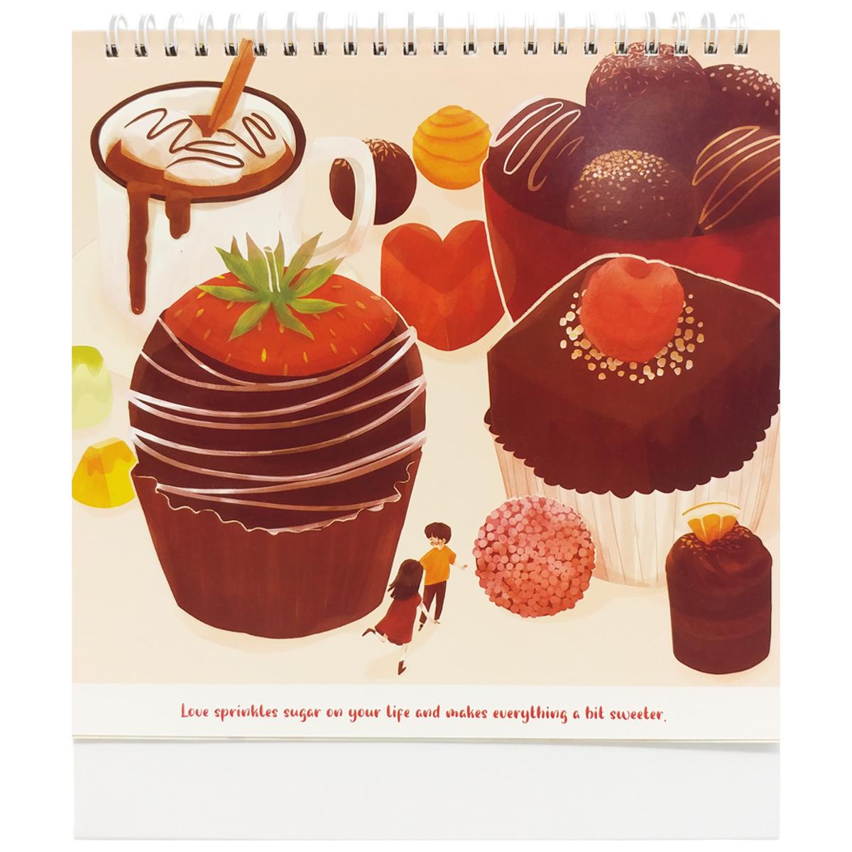 Lịch Bàn 2025 - The Tastes Of Life - Sdstationery 2025-SD-LBA