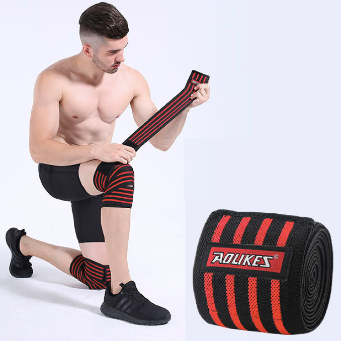 Dây quấn bảo vệ gối khi tập gym cao cấp Aolikes 1 cái Sportslink