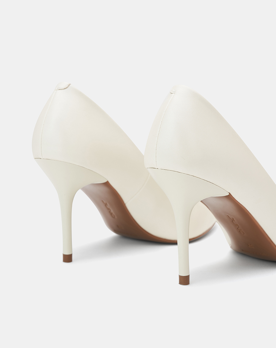 Giày Cao Gót Nữ 9cm Thời Trang JUNO Giày Cao Gót Pump Phối Khóa Trang Trí CG09167
