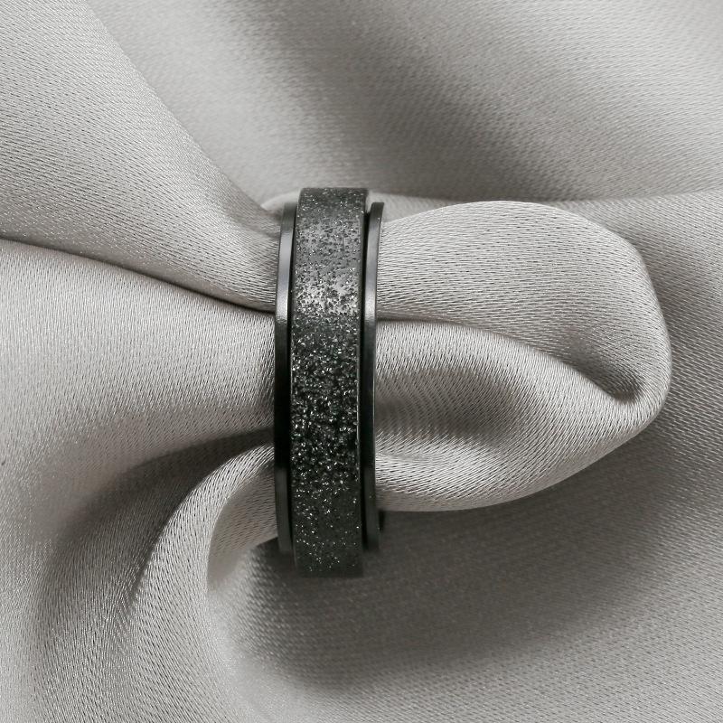 Nhẫn Nam Màu Bạc Đen Xích Ren Ring Đẹp Cao Cấp - Nhẫn Chất liệu Titan Không Gỉ - Ren Ring - CamCamVintage
