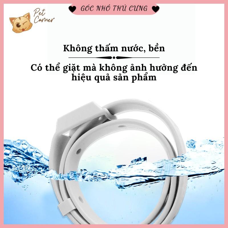 Vòng cổ chống ve rận, bọ chét cho thú cưng (Vòng cổ chống côn trùng trên da và lông cho chó mèo)