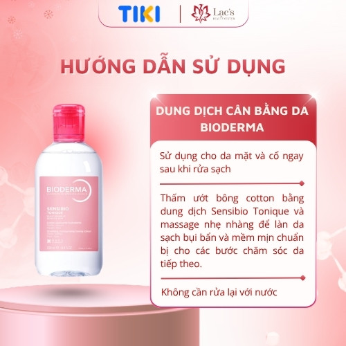Dung dịch cân bằng dưỡng ẩm và làm dịu da Bioderma Sensibio Tonique - 250ml