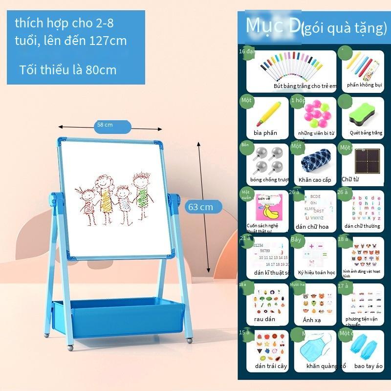 Bảng vẽ phong cách mới nhất bảng đen nhỏ màu đen cho bé xóa từ tính tranh tô màu nhà khoa học bảng đen nhỏ giá đỡ viết cho trẻ em