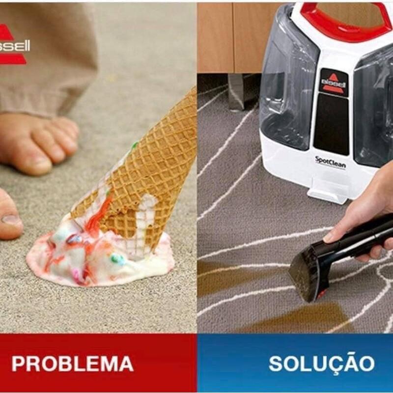 [TẶNG 2 CHAI NƯỚC GIẶT BISSELL]Máy Giặt Thảm Hơi Nước, Máy Giặt Sofa, Rèm Cửa Bissell SpotClean ProHeat, 330W, 2.5L