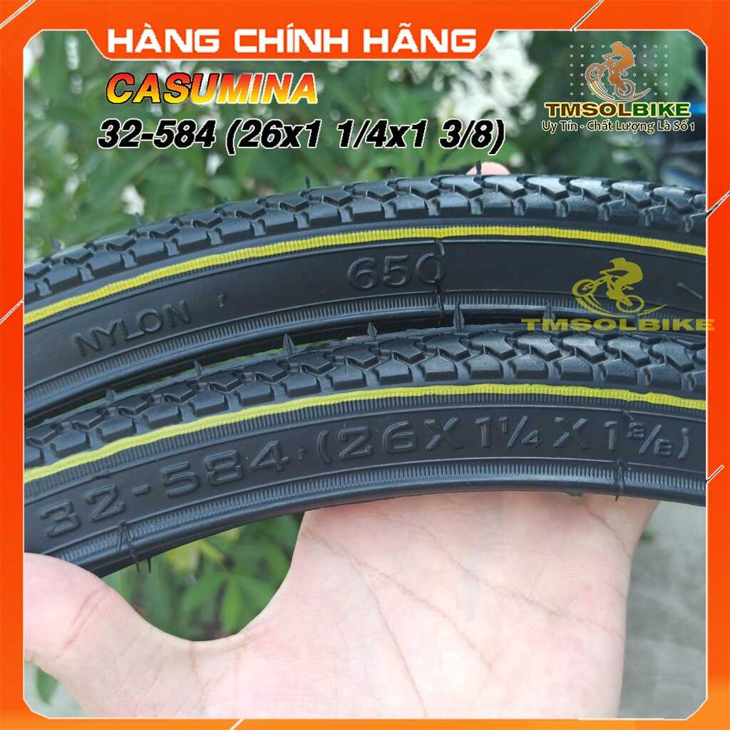 Vỏ Lốp Xe Đạp 26x1 1/4 x 1 3/8 CASUMINA