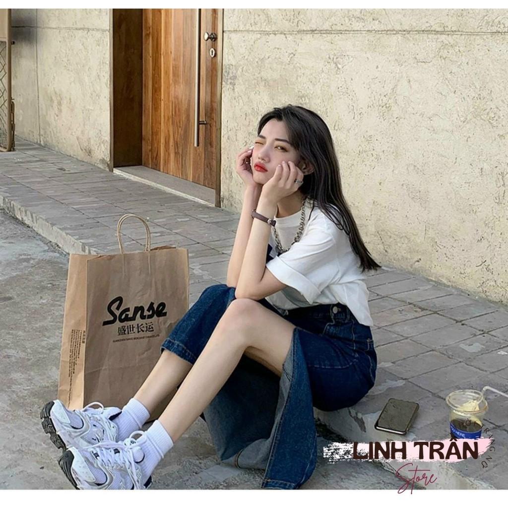 Sét Áo Thun CHIEF Mix Chân Váy Jean Sẻ Áo Phông Mix Chân Váy Jean Sẻ Linh Trần Store