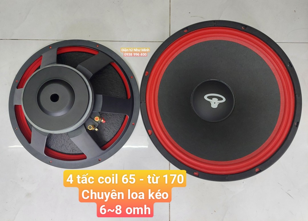 Bass 40 chuyên Loa Kéo Coil 65 từ 170 -  8 Omh ( giá bán 1 cái )