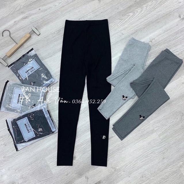 BÁN SỈ QUẦN LEGGING TĂM MICKY CHO NỮ