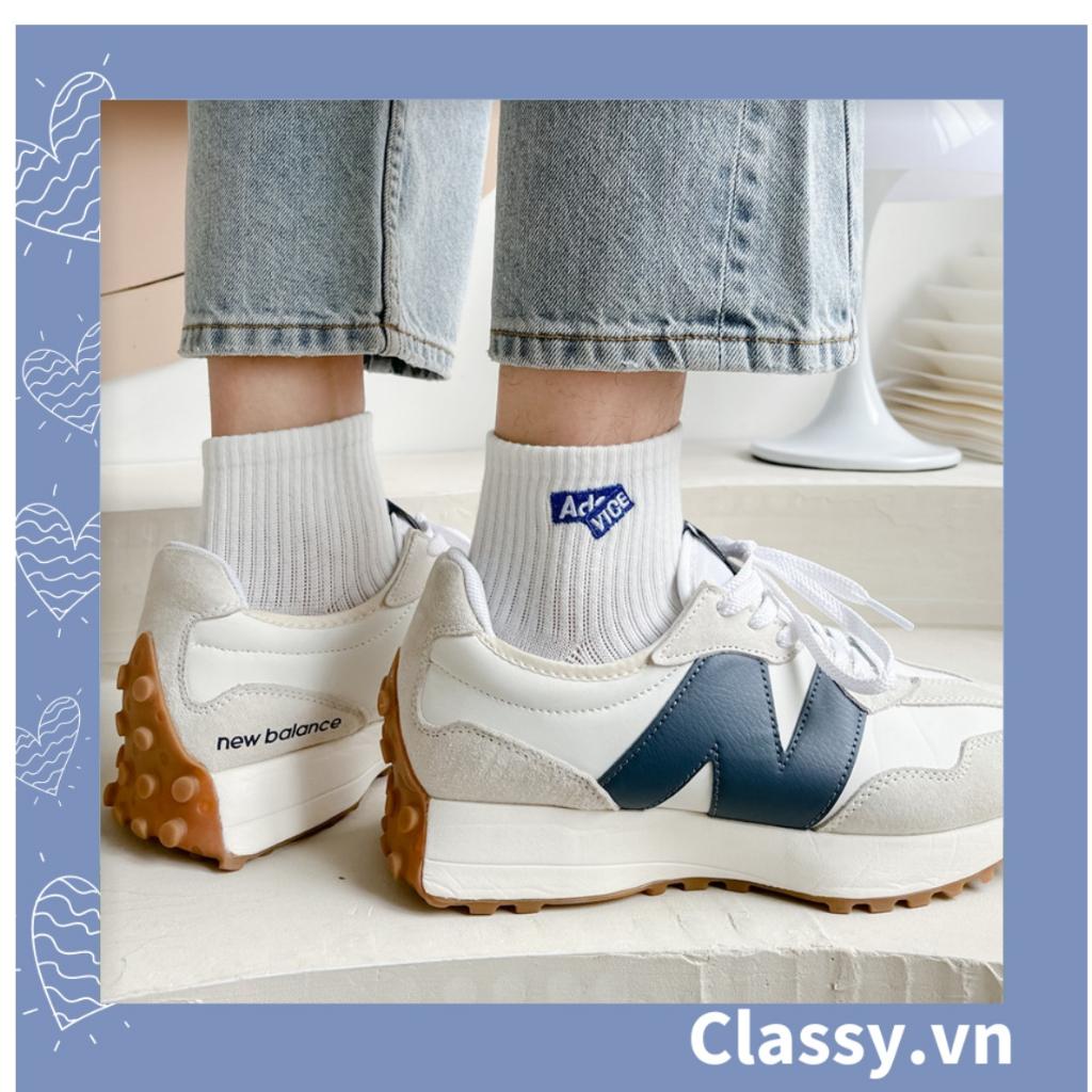 Tất cổ cao, vớ cổ cao Classy màu trơn, chất cotton dày dặn siêu ấm G1472