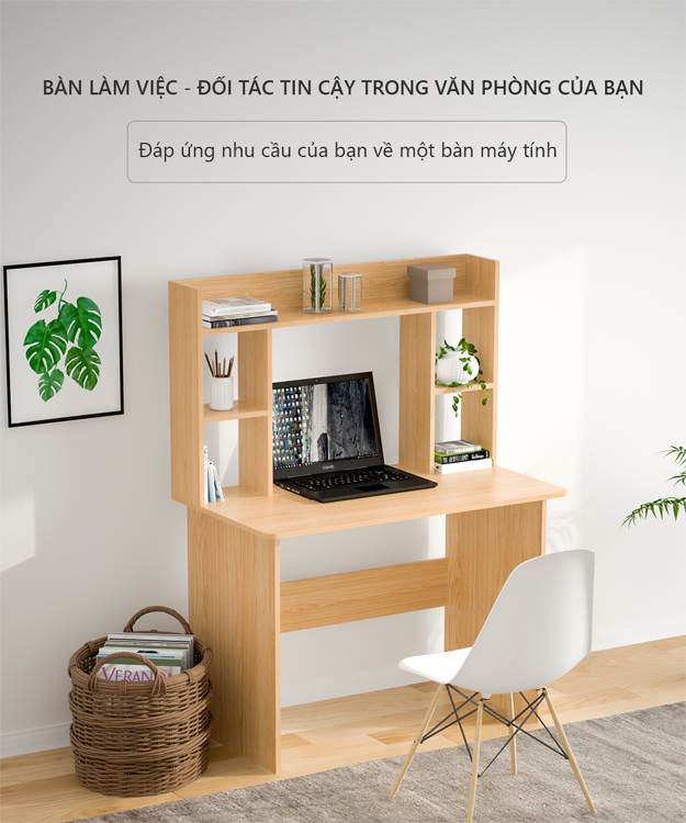 Bàn học cho bé size nhỏ màu vân gỗ GP161B