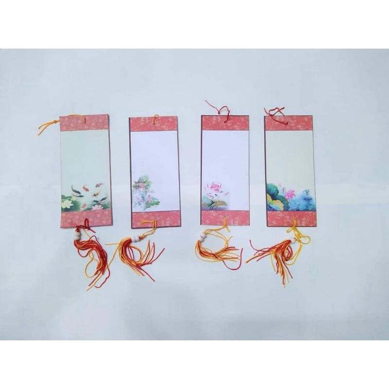 combo 10 tờ Giấy viết thư pháp niniChất liệu: giấy ganh mỹ thuậtKích thước 8x18cm