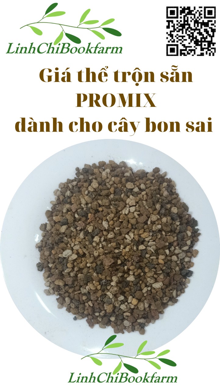Đất trồng bonsai cao cấp Promix - dùng trồng các loại cây bonsai, giữ độ ẩm và chất dinh dưỡng, thoát nước nhanh, khô nhanh