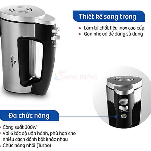 Máy đánh trứng Bluestone HMB-6333S - Hàng chính hãng