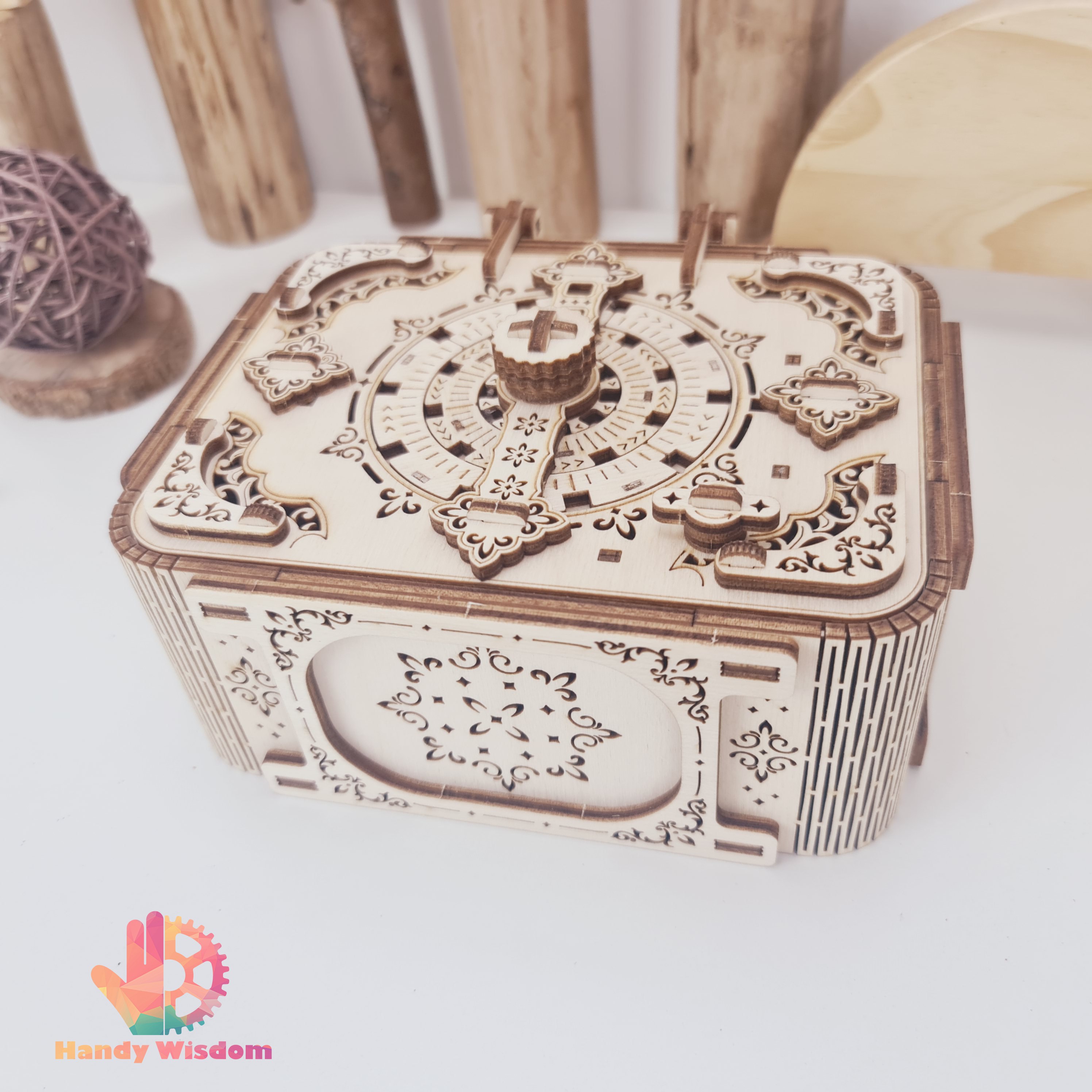 Mô hình gỗ chuyển động - Hộp nhạc bí mật - UGUTER Secret Treasure Box G612