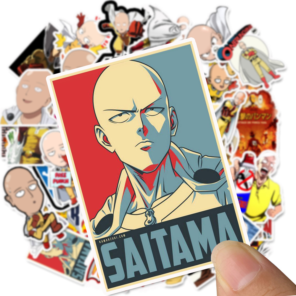 Sticker 49 miếng hình dán One punch man