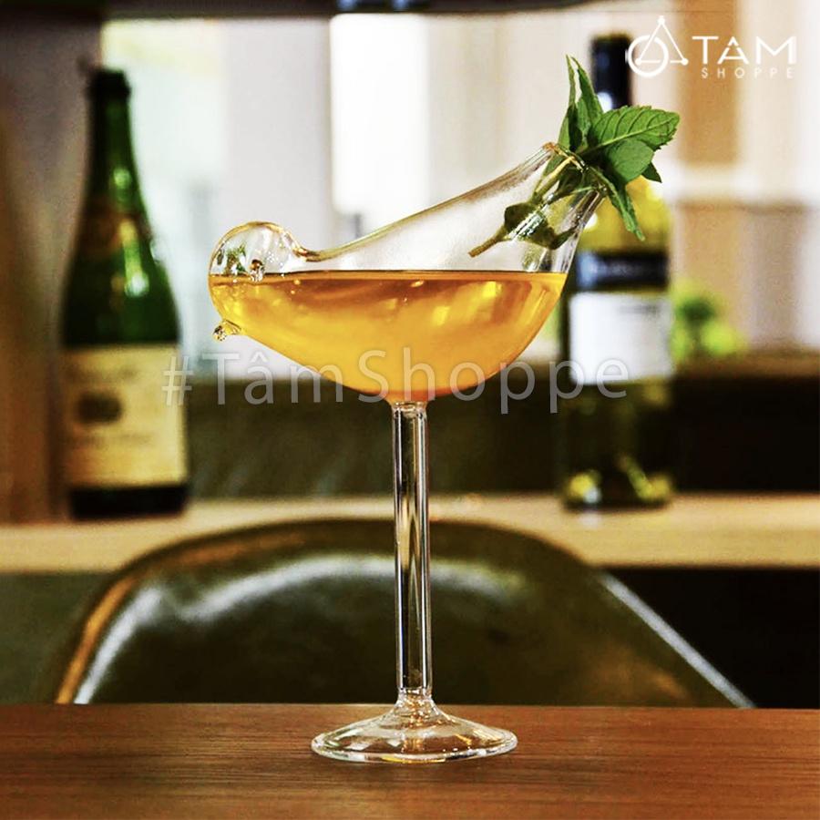 Ly thủy tinh cocktail hình con chim 150ml LATT-01