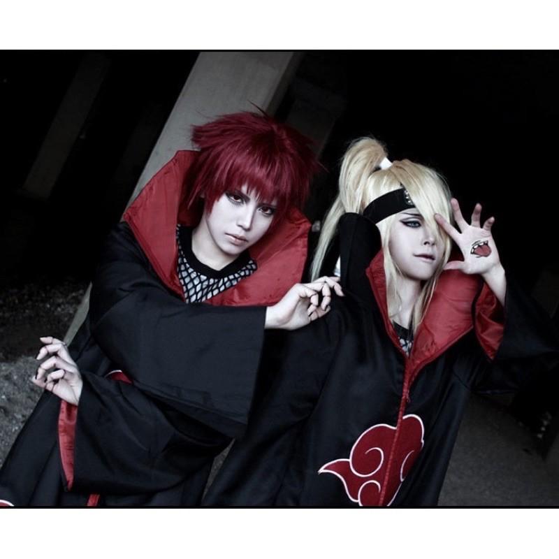 (Có Sẵn) Áo khoác Akatsuki cosplay Itachi hóa trang anime Naruto (HDCOSPLAY)