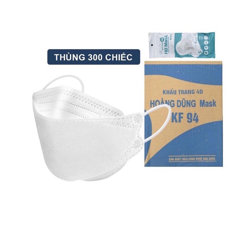 THÙNG 300 CHIẾC KHẨU TRANG 4D KF94