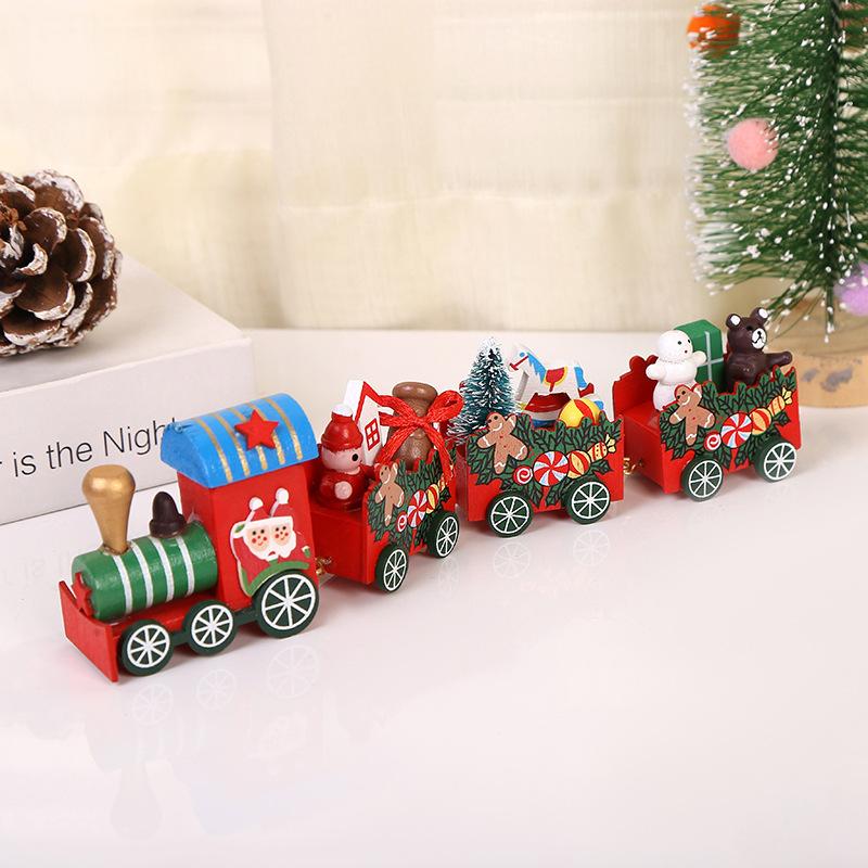 Gỗ Giáng Sinh Đoàn Tàu Nhỏ Quà Giáng Đồ Trang Trí Giáng Sinh Vui Vẻ Trang Trí Cho Gia Đình Năm Mới 2023 Sáng Tạo Trẻ Em Naviidad Quà Tặng Quà Tặng