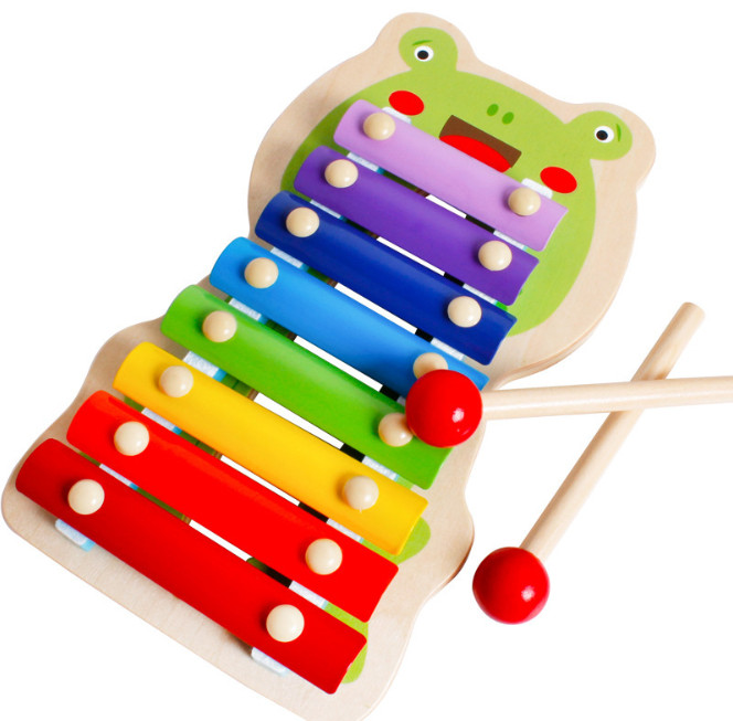 Đồ Chơi Đàn Gỗ Xylophone 8 Quãng Hình Thú Đáng Yêu Cho Bé (Họa Tiết Ngẫu Nhiên)