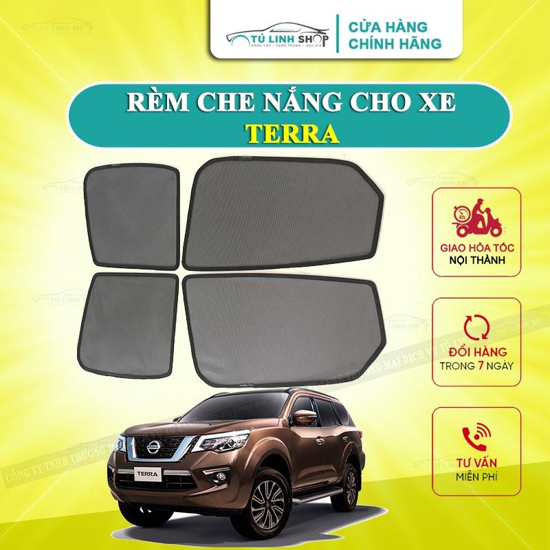 Rèm che nắng nam châm cho xe Nissan Terra, bộ 4 tấm cho 4 cửa, hàng loại 1 cao cấp nhất, vừa khít kính