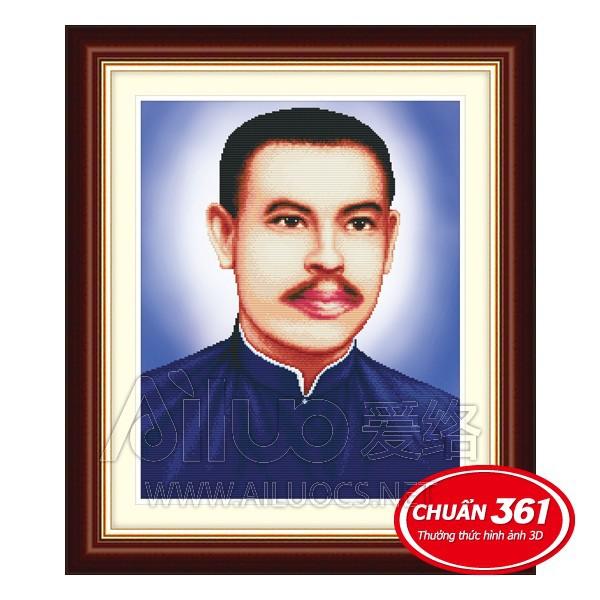 Tranh thêu Cha Bửu Diệp ms 53363